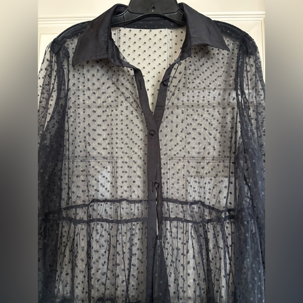 Mesh Belted Dress - Picture 5 of 6